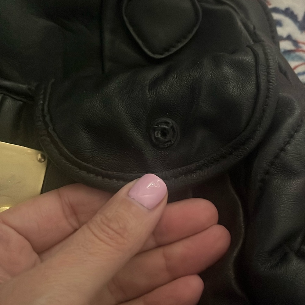 Authentic Miu Miu Black Matelass Leather Coffer B… - image 4